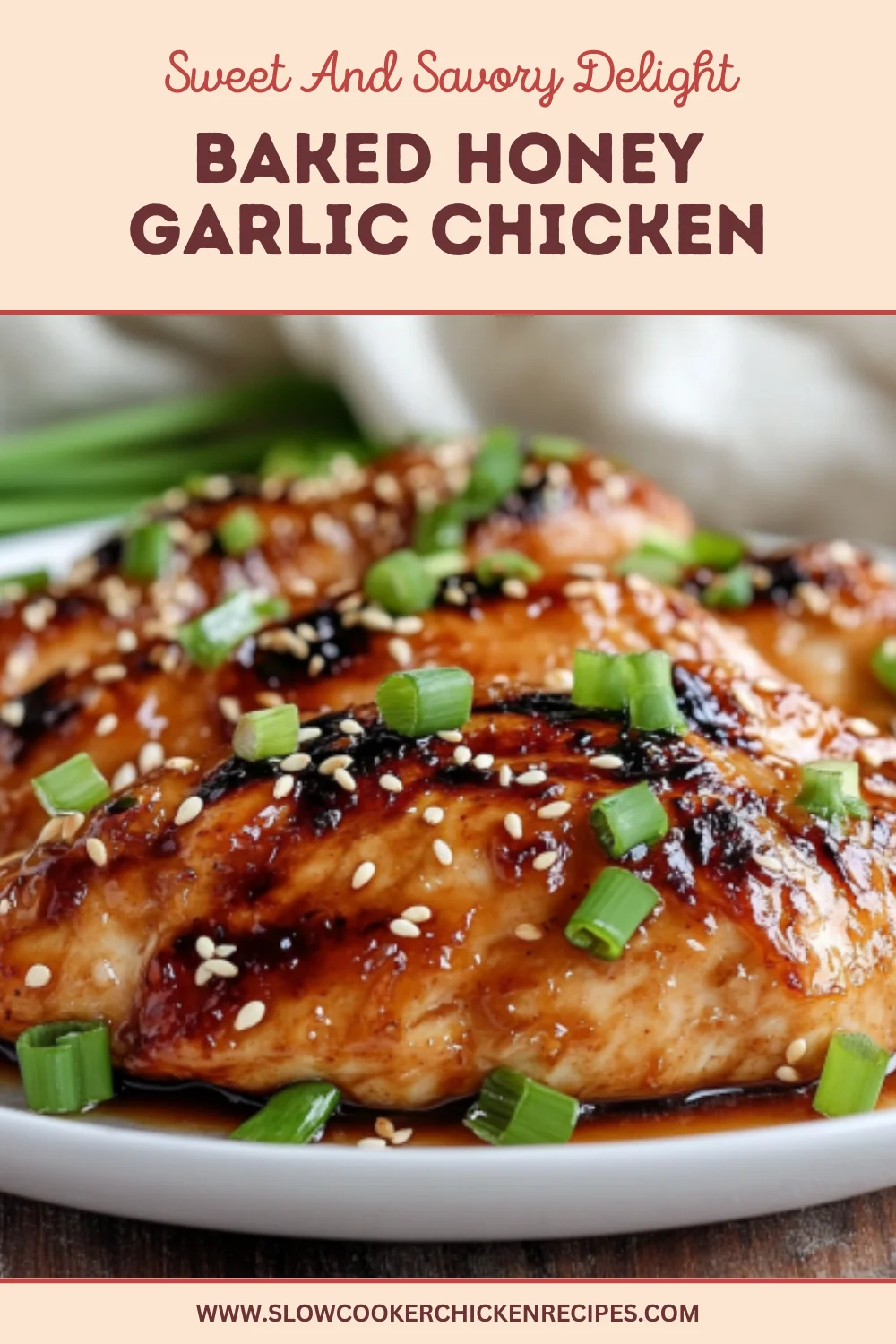 baked honey garlic chicken