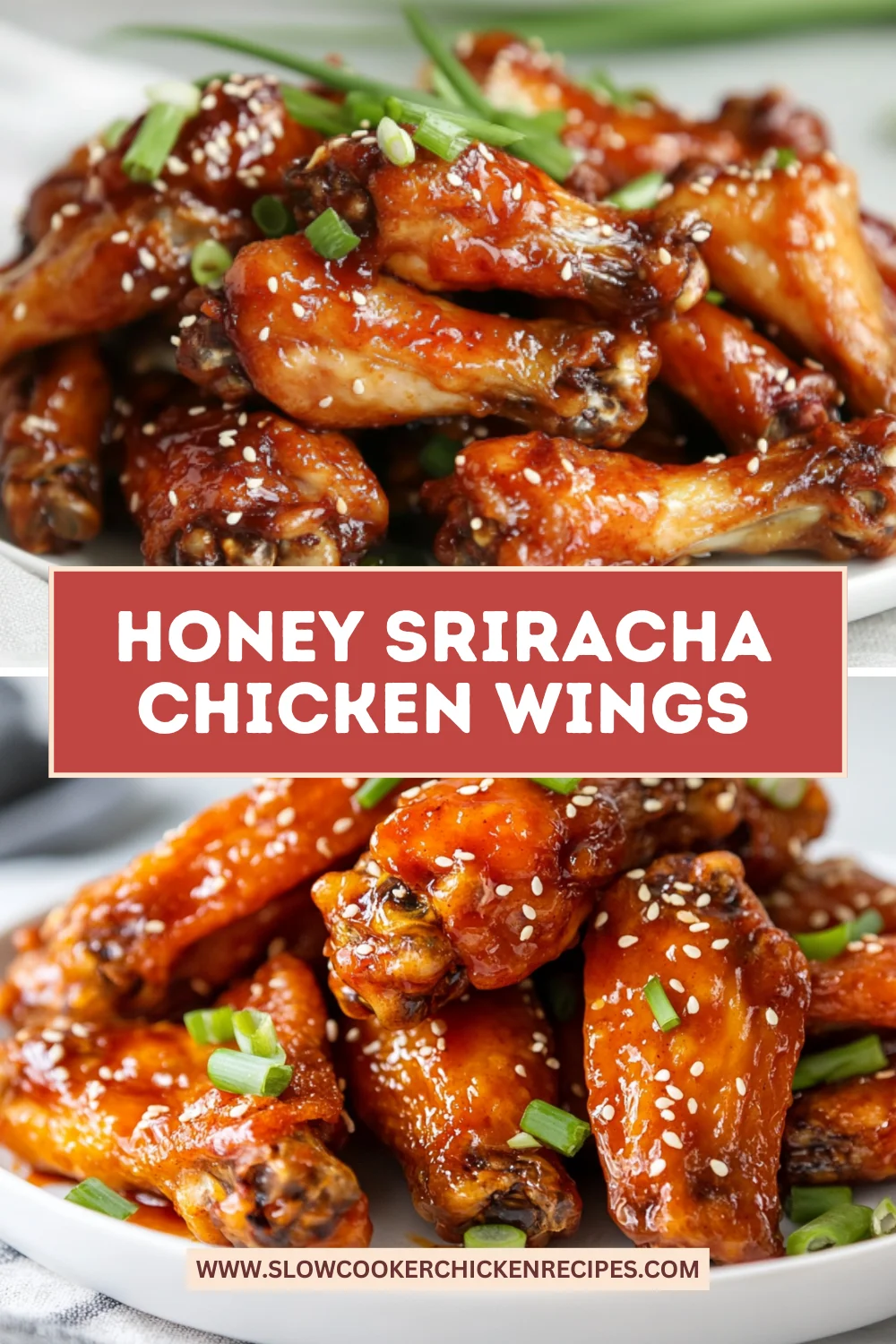 honey sriracha chicken wings