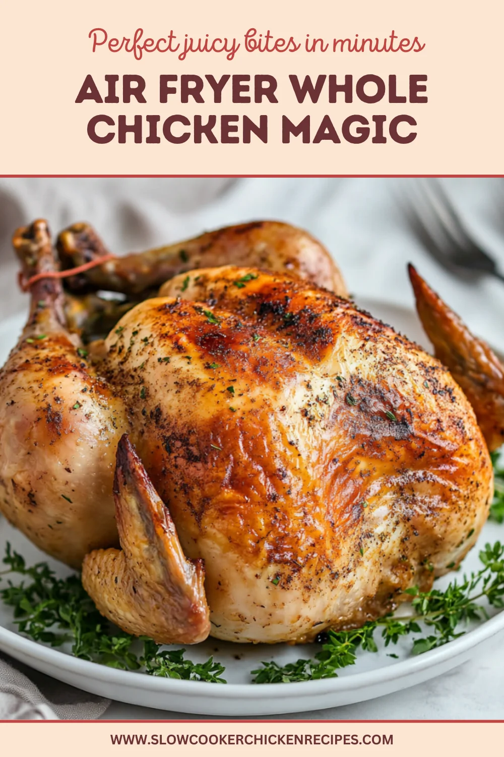 air fryer whole chicken