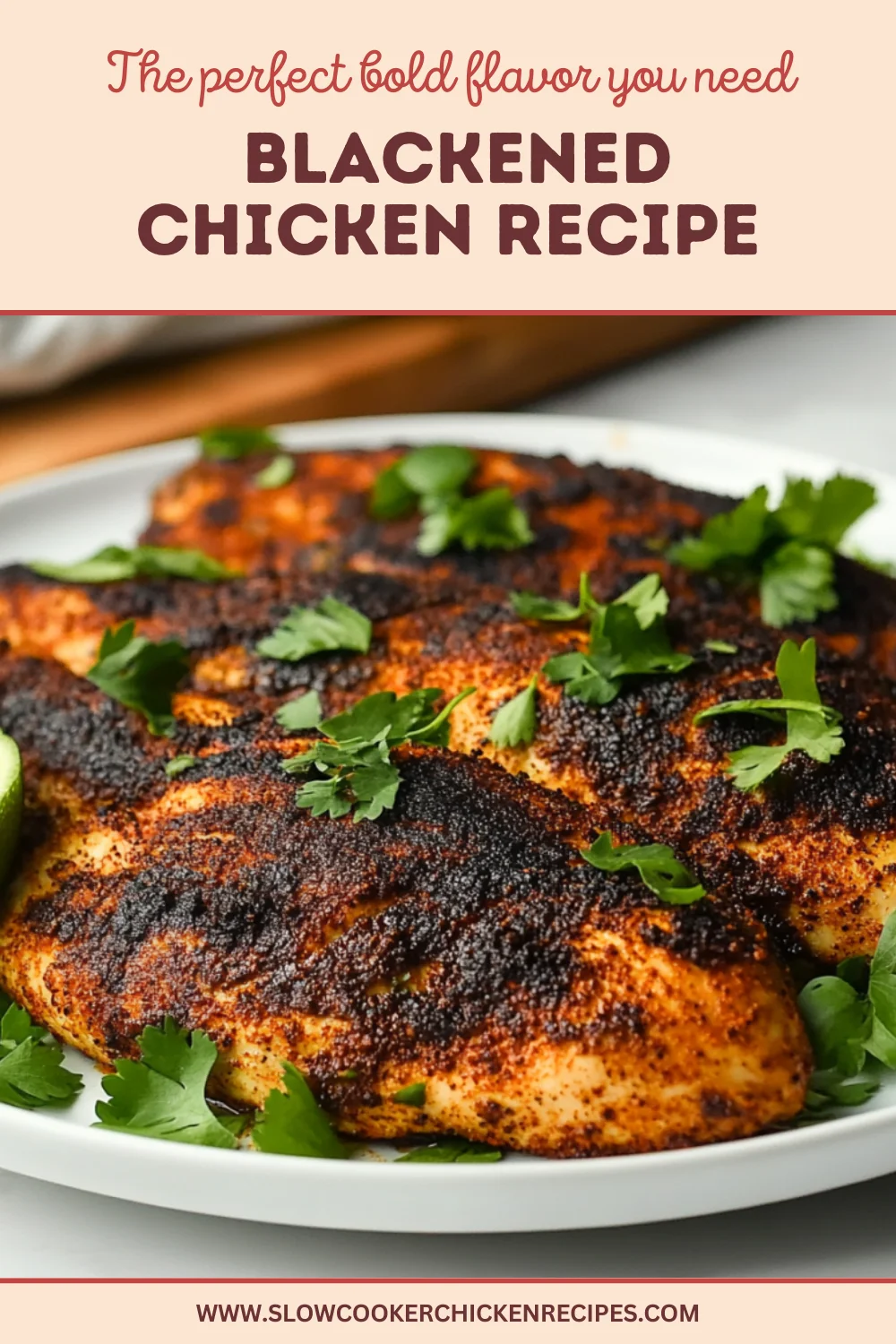 blackened chicken