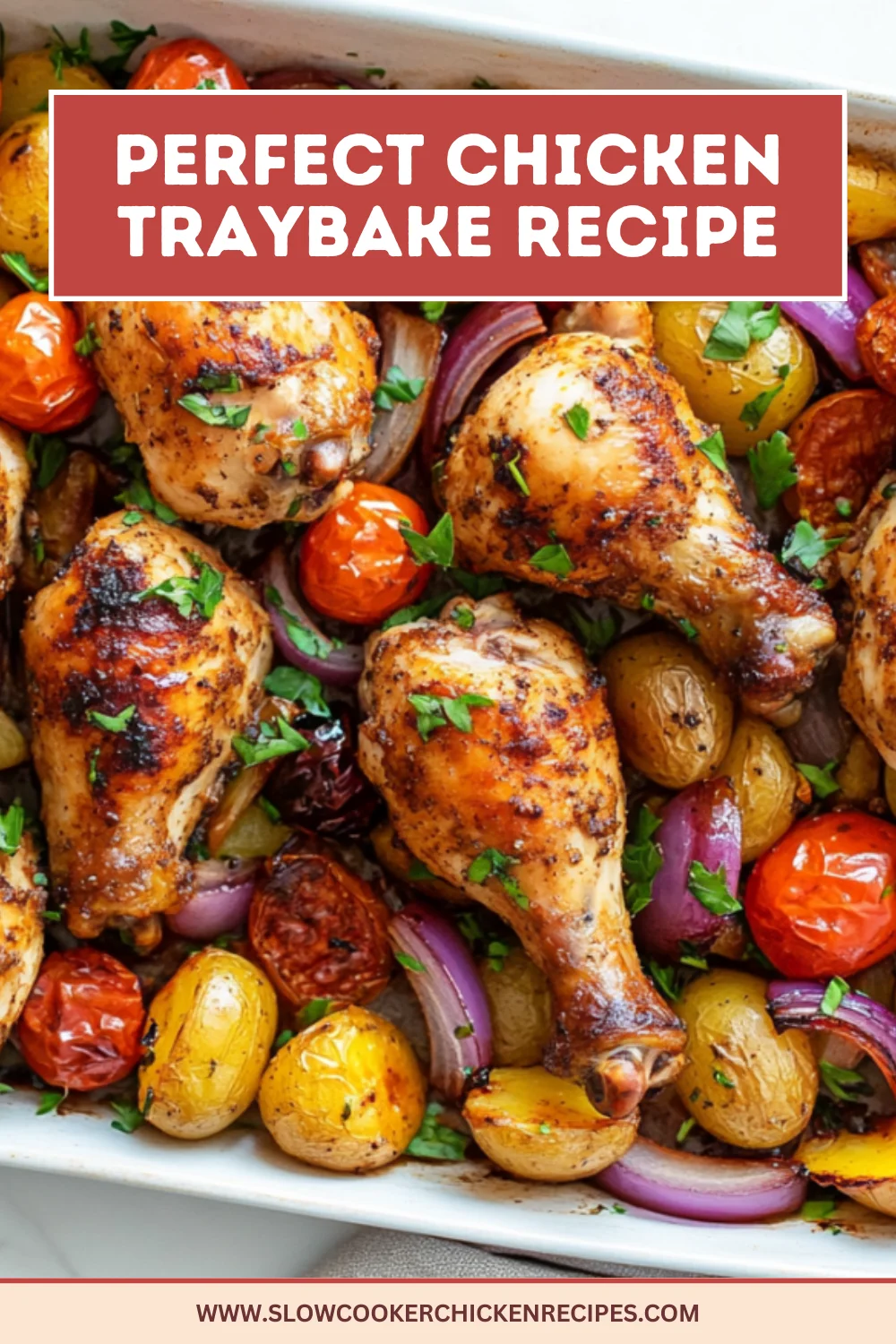 chicken drumstick traybake
