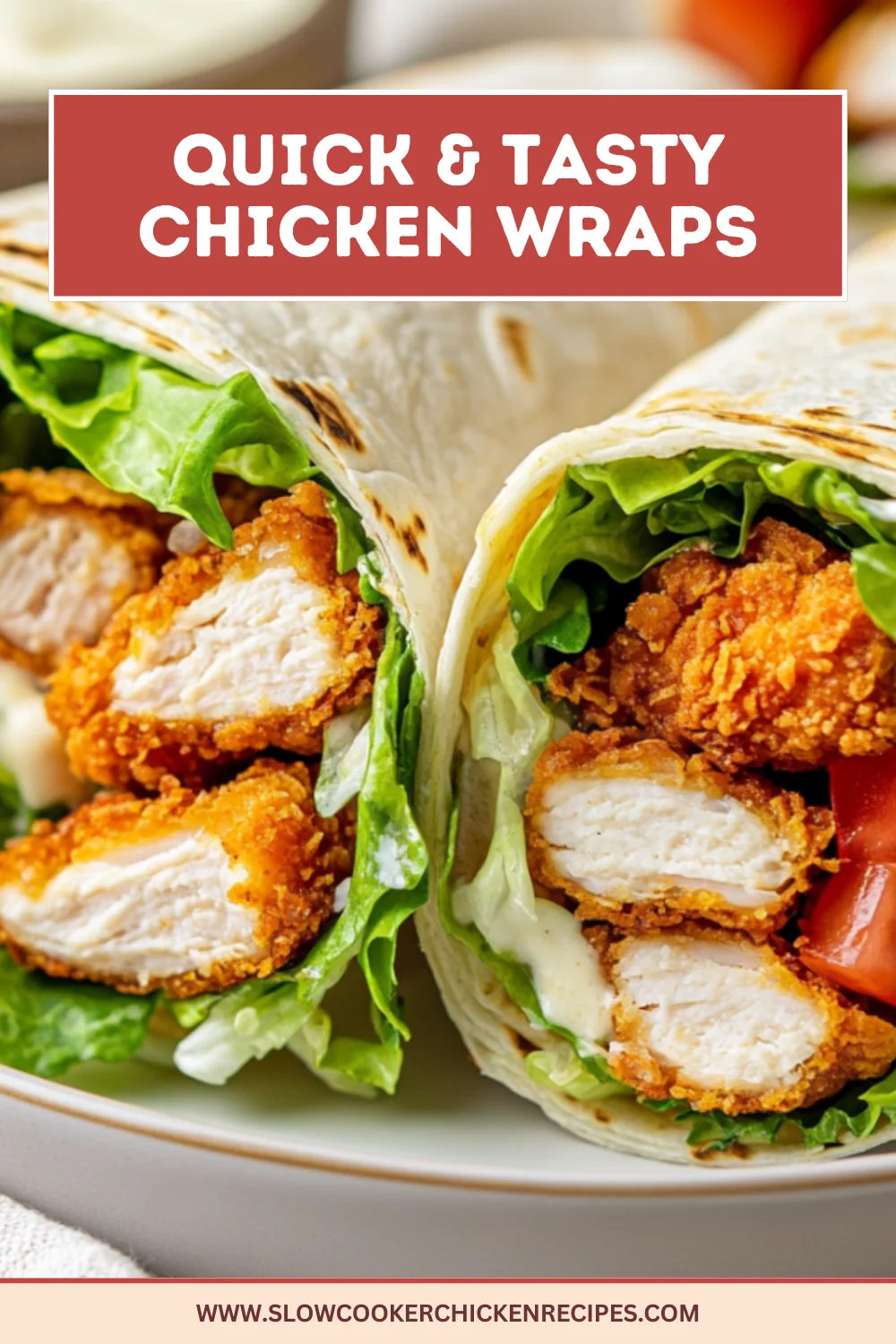 chicken ranch wraps