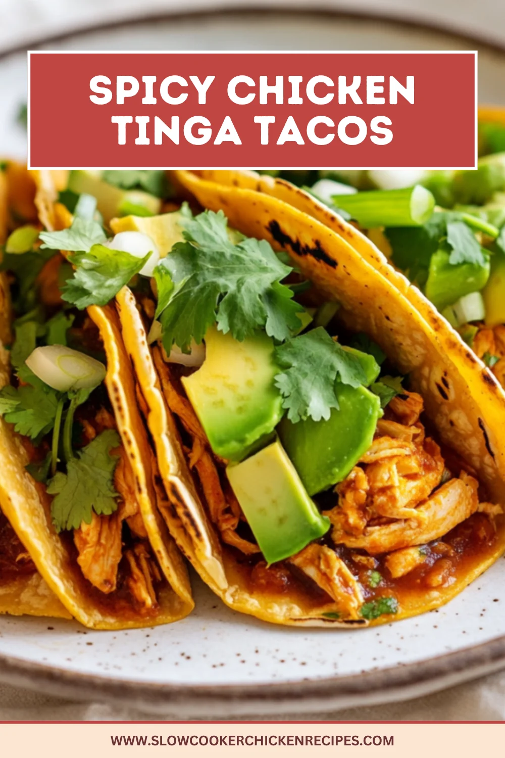 chicken tinga tacos