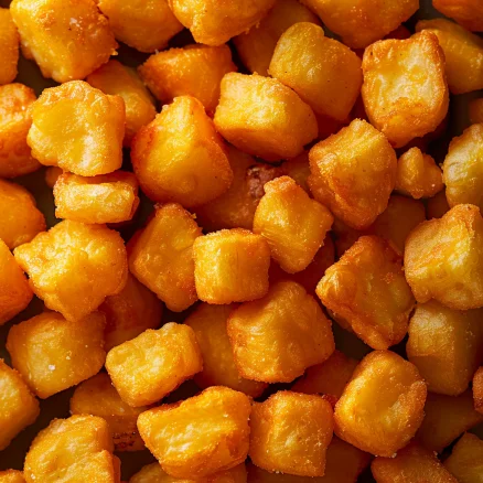 Crispy copycat Chick-fil-A nuggets on a white plate with tangy dipping sauce and fresh parsley garnish