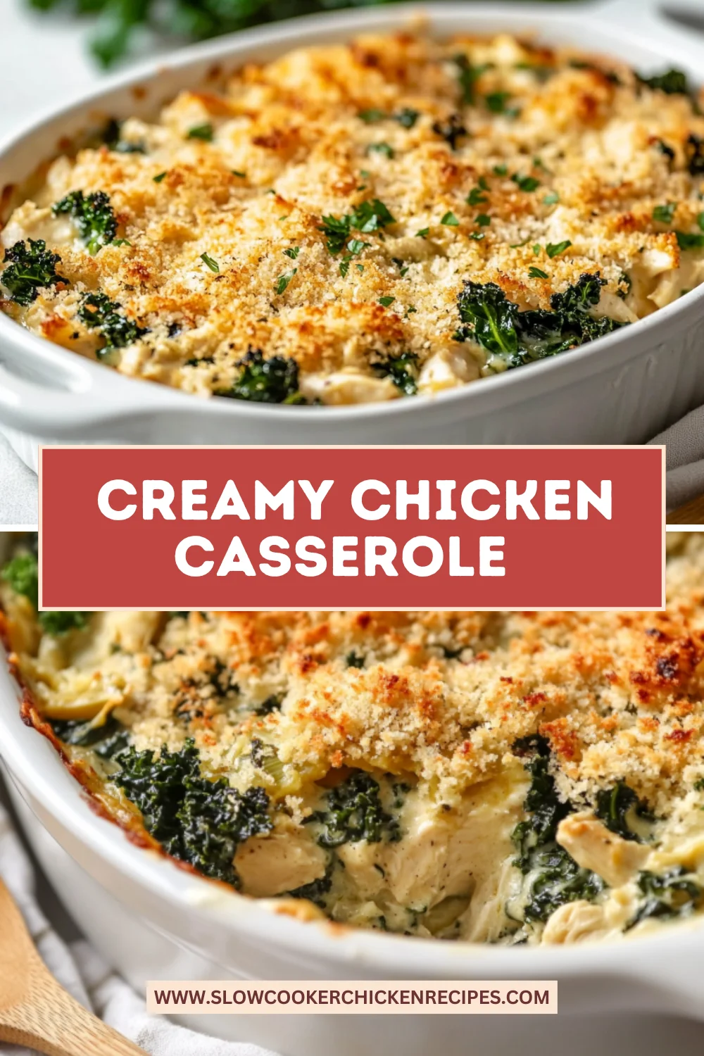 kale artichoke chicken casserole