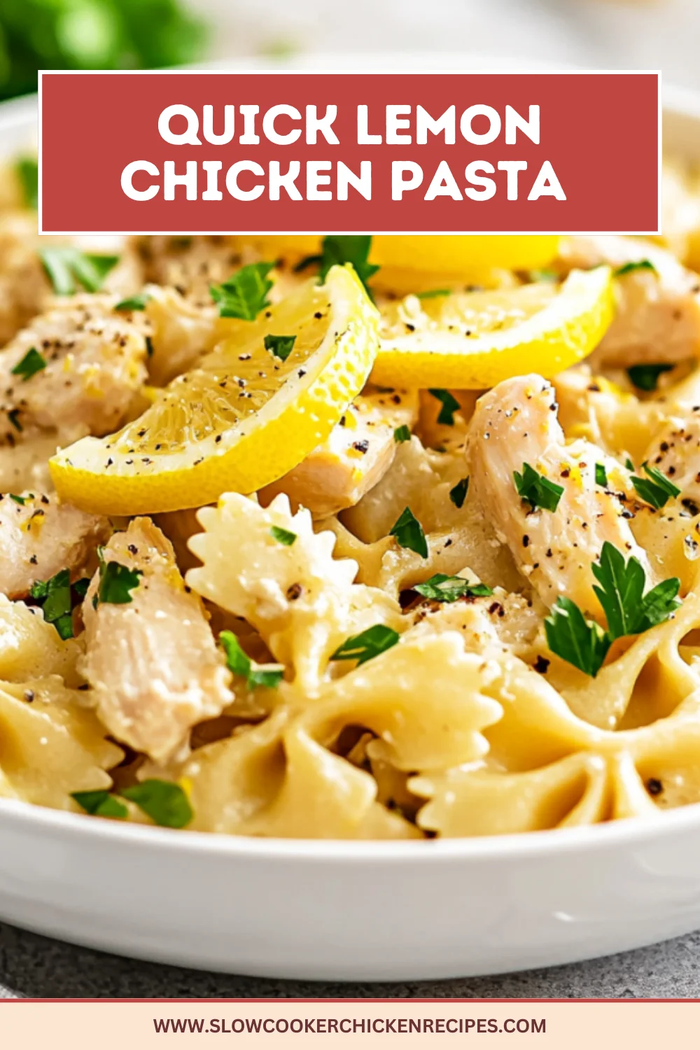 lemon chicken pasta