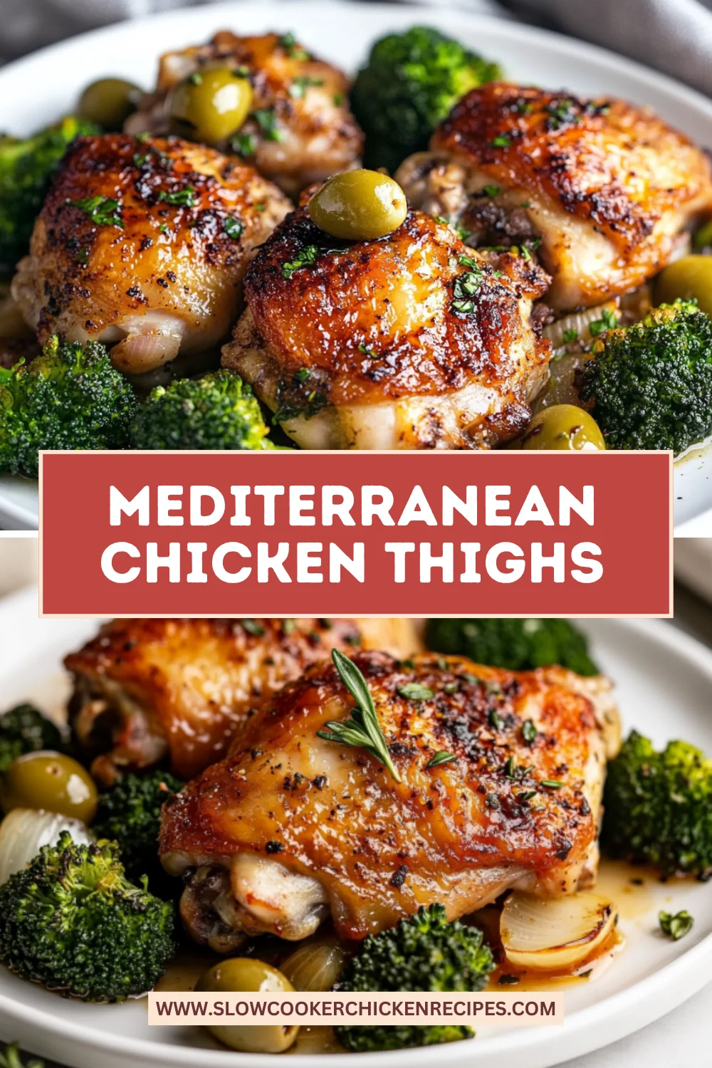 Mediterranean chicken thighs