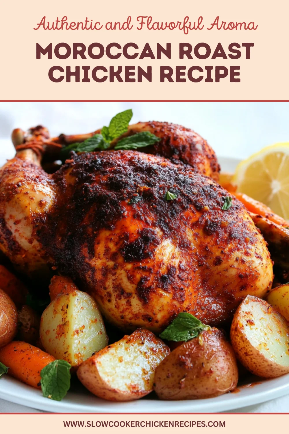 Moroccan roast chicken