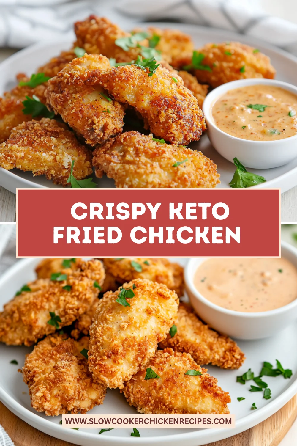 oven baked keto fried chicken