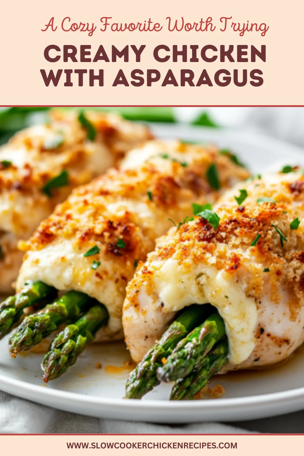 stuffed chicken breasts with asparagus